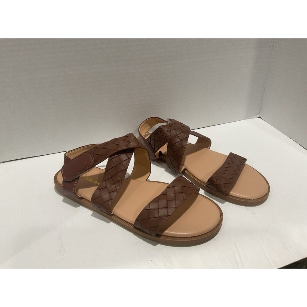 Lucky Brand Girls Sandals Cognac Brown “Bea” Size 2 New